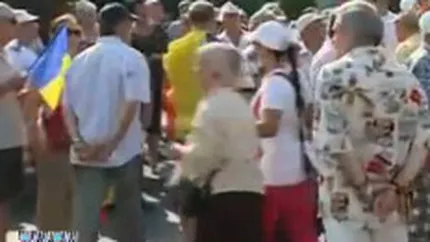 Protestul Antena 3: Cum a reactionat Jandarmeria la agresarea jurnalistei B1 TV (Video)