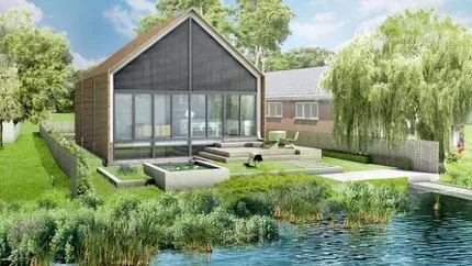 Casa care se transforma in barca, in caz de inundatii (Foto-Video)