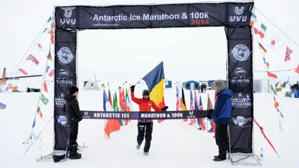 O romanca a castigat ultramaratonul de 100 de kilometri din Antarctica