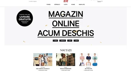 H&M si-a deschis magazin online