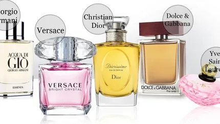 Topul brandurilor de parfumuri cumparate de romance