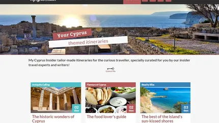 Platforma online de travel My Cyprus Insider a introdus o sectiune cu trasee personalizate