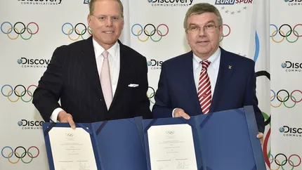 Discovery a platit 1,3 mld. euro pentru drepturile de difuzare a Jocurilor Olimpice 2018-2024