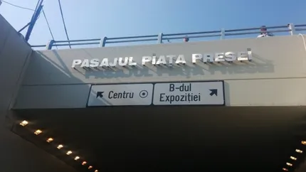 Pasajul rutier subteran de la Piața Presei Libere, inaugurat