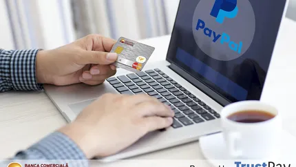Clienții Băncii Comerciale Feroviare își pot alimenta conturile PayPal prin Internet Banking