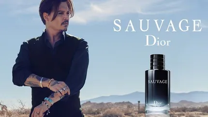 Johnny Depp, imaginea parfumului Sauvage de la Dior