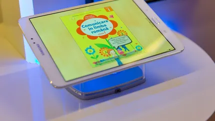 Manualele digitale interactive Samsung pot fi testate la târgul de carte Gaudeamus