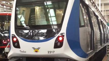 Metrorex:  Primele doua trenuri CAF, din seria celor 8 noi trenuri, intra in circulatie