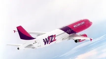 Wizz Air a transport cu 23% mai mulți pasageri pe rutele din România anul trecut