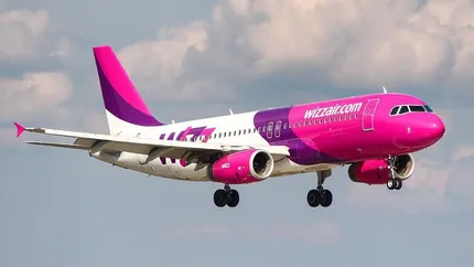 Wizz Air, prima în topul celor mai proaste companii aeriene pe distanțe scurte