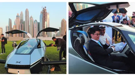 VIDEO. Mașina viitorului a fost testată în Dubai. Iată cum arată X2, primul autoturism zburător