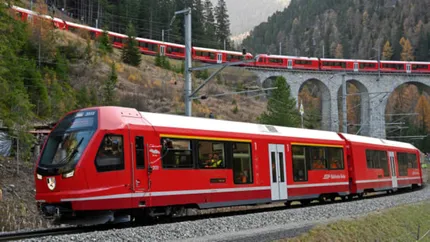 Elveția doboară un nou record! Un tren cu o lungime de 2 kilometri va străbate un traseu spectaculos