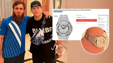 Unde se duc banii din război: Ceas de 1,4 milioane de dolari purtat de fiul lui Kadîrov într-un hotel de lux, în timp ce liderul cecen se laudă că băieții lui luptă pe front