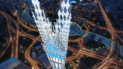 Un zgârie nori împodobit cu diamante se va ridica în Dubai deasupra norilor! Șantierul a fost inaugurat pe 15 noiembrie!