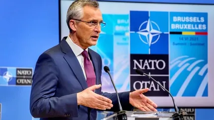 NATO 2022 Bucureşti: Jens Stoltenberg: Este esenţială continuarea sprijinului militar pentru Ucraina, în special printr-o apărare aeriană suplimentară