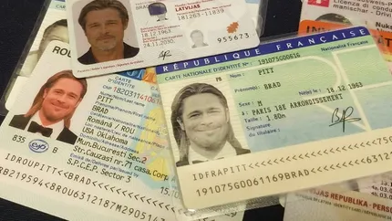 Brad Pitt a ajuns să aibă buletin românesc fără să știe.  Cel mai talentat falsificator de documente din Europa a fost arestat zilele trecute în Spania