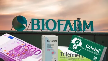 Producătorul de medicamente Biofarm înregistrează o creștere de 20%! Profit de aproape 13 milioane de euro în primele 9 luni ale anului