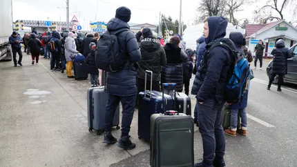 Numărul ucrainenilor care trec granițele României crește din nou