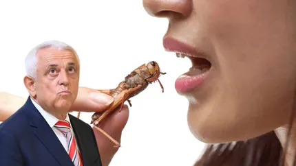 Alimentația bazată pe insecte îl irită pe Ministrul Agriculturii. Petre Daea: „Saliva nu porneşte de la directivă europeană, porneşte de la gust”