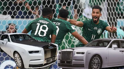 Pentru că au bătut Argentina, fotbaliștii din naționala Arabiei Saudite au primit mașini de lux! Prințul Mohammed bin Salman a făcut cinste!