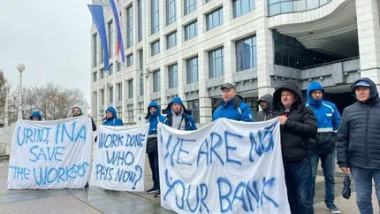 Protest al muncitorilor români în Croația! Oamenii nu și-au primit banii de două luni