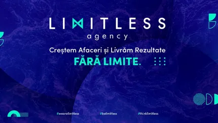 Agenția românească de marketing Limitless Agency încheie anul cu o cifră de afaceri de 4 milione de euro!