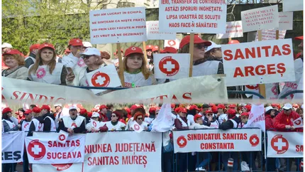 Sanitas amenință cu o nouă grevă în sănătate. Protestele încep miercuri. Se cer majorări ale salariilor cu 15%