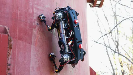 Faceți cunoștință cu robotul care poate urca pe pereți! Marvel escaladează zidurile cu o viteză de 1,6 metri pe secundă și navighează pe suprafețe curbate