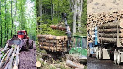 Pădurile României exploatate de SRL-uri. Romsilva încasează de la privat