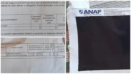 Un clujean a fost somat de ANAF pentru o datorie de 3 lei: „Mă costă mai mult transferul bancar!”