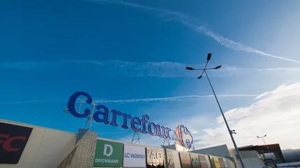 Carrefour câștigă teren în România. Fluxuri record de numerar. Obiectiv de economii de 1 miliard de euro