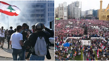 Mai multe atacuri au avut loc în Liban! Manifestanții transmit un mesaj important: „Acum trei ani, ne-au furat banii”