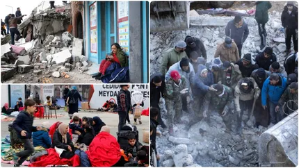 Efectele devastatoare ale cutremurelor din Turcia. Oamenii dintr-un oraș întreg au rămas pe drumuri
