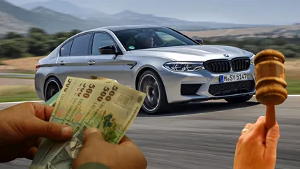 ANAF scoate la vânzare la început de martie autoturismele confiscate. Licitația pentru un BMW seria 5 începe de la 8.656 lei