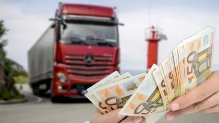 Amendă de 5 milioane de euro pentru un șofer de camion român. Bărbatul este reținut în Franța