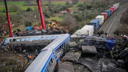 Ministerul de Externe anunță dacă sunt români implicați în teribilul accident feroviar din Grecia. „Nu au fost primite solicitări de asistență consulară în legătură cu acest accident”