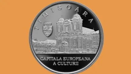 BNR lansează o nouă monedă de argint! Banul are tema Timișoara 2023. Care este valoarea ei?