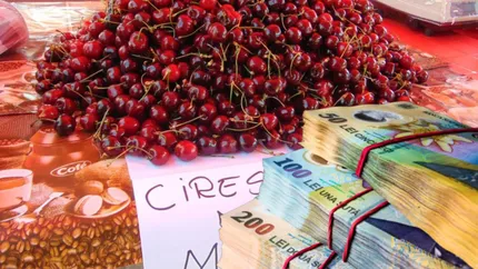 Cireșele apar pe piață la un preț exorbitant! Câți bani trebuie să scoată românii din buzunare pentru un kilogram de fructe