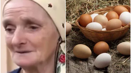 O româncă de 72 ani a fost acuzată de corupție, după ce a dat mită 10 ouă unui judecător. Femeia a fost achitată după moarte