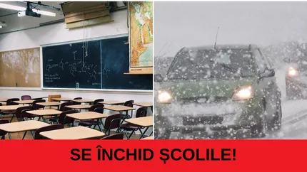 Cursurile se suspendă pe data de 6 aprilie din cauza ninsorilor! Totul se întâmplă în două județe din România. „Sunt probleme foarte mari”
