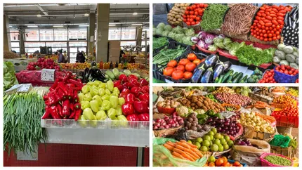 De necrezut! Piețele sunt pline de legume și fructe, însă lipsesc clienții: ”În comparație cu anul trecut, totul este foarte scump”