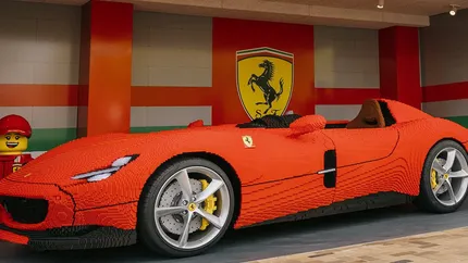 La ce preț ajunge cel mai ieftin Ferrari. Este din Lego, nu are motor și doar bogații lumii și-l pot permite