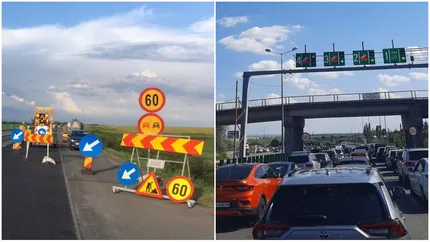 Trafic restricţionat pe A2 Bucureşti-Constanţa. Se circulă în coloană în zona Fetești