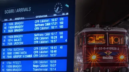 Trenurile de călători ale CFR au întârziat 4,3 milioane de minute în 2022. Viteza medie a unui tren din România este de 44 km/h