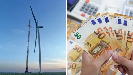 Investiție de 90 milioane de euro în cel mai nou proiect energetic din România. A fost montată cea mai mare turbină eoliană