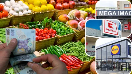 Ce prețuri sunt afișate la rafturile din Lidl, Mega Image sau Kaufland. Cât costă cele mai căutate legume în marile supermarketuri din țară