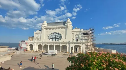 Cum arată Cazinoul din Constanța, pe care Radu Mazăre îl voia vândut străinilor. Lucrările de renovare sunt finalizate în proporție de 70%