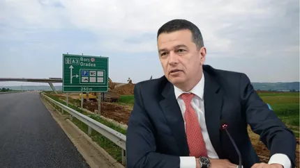 Borna de 1000 de kilometri de Autostradă va fi atinsă în scurt timp. Sorin Grindeanu anunță deschiderea unui sector de drum mult așteptat de români