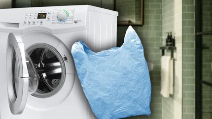 Gospodinele pun mereu o pungă în maşina de spălat. Puteți folosi din nou acest truc simplu. Bonus: cum reduci facturile cu 50%