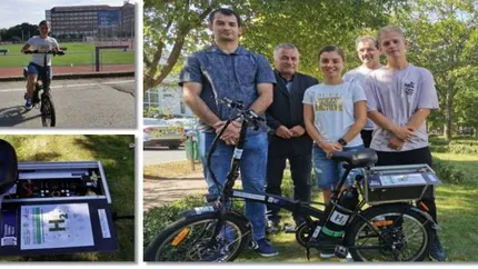 Prima bicicletă cu hidrogen construită în România. Cât a costat şi ce viteză atinge